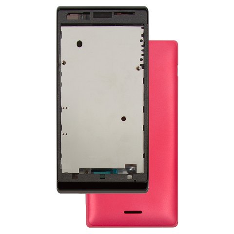 Carcasa puede usarse con Sony ST26i Xperia J, rosado