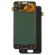 Pantalla LCD puede usarse con Samsung A310 Galaxy A3 (2016), negro, con ajuste de brillo, sin marco, Copy, (TFT)