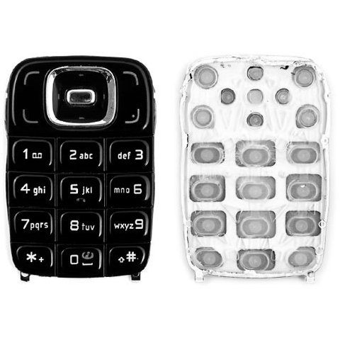 Teclado puede usarse con Nokia 6131, negra, caracteres latinos