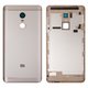 Panel trasero de carcasa puede usarse con Xiaomi Redmi Note 4 Global (2017), Redmi Note 4X, dorada, con botones laterales, Original (PRC), snapdragon