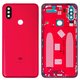 Panel trasero de carcasa puede usarse con Xiaomi Mi 6X, Mi A2, roja, M1804D2SG, M1804D2SI