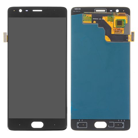 Pantalla LCD puede usarse con OnePlus 3 A3003, 3T A3010, negro, sin marco, High Copy, OLED 