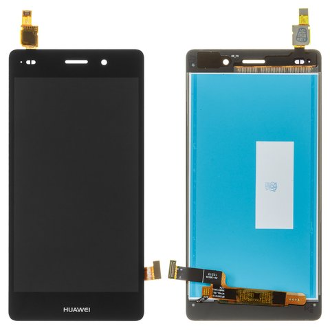 Pantalla LCD puede usarse con Huawei P8 Lite ALE L21 , negro, clase B, sin marco, High Copy