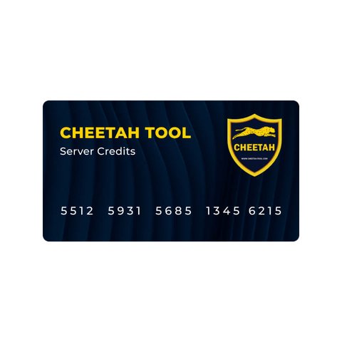 Créditos del servidor Cheetah Tool