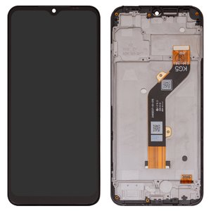 Pantalla LCD puede usarse con Tecno Spark Go 2022 , negro, con marco, Original PRC , KG5m