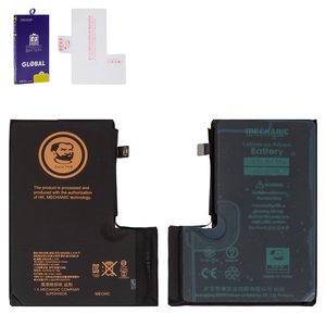 Batería Mechanic puede usarse con Apple iPhone 12 Pro Max, Li Polymer, 3.8 V, 4420 mAh, mayor capacidad, original IC