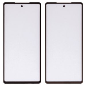 Vidrio de carcasa puede usarse con Google Pixel 6a, con película OCA, negro