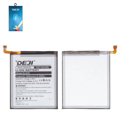 Batería Deji EB BA245ABY puede usarse con Samsung A245 Galaxy A24, Li ion, 3.88 V, 5000 mAh