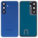 Panel trasero de carcasa puede usarse con Samsung S931 Galaxy S25, azul, con vidrio de cámara, con componentes, Original (PRC), navy