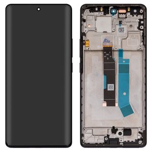 Pantalla LCD puede usarse con Xiaomi Redmi Note 14 Pro 4G, negro, con marco, Original PRC , 24116RACCG