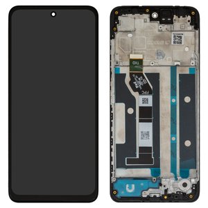 Pantalla LCD puede usarse con Motorola Moto E15, Moto G05, Moto G15, negro, con marco, High Copy, TXDI670EDCPX 22