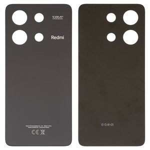 Panel trasero de carcasa puede usarse con Xiaomi Redmi Note 13 4G, negra, midnight black