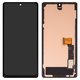 Pantalla LCD puede usarse con Google Pixel 7 Pro, negro, con marco, Copy, (TFT)