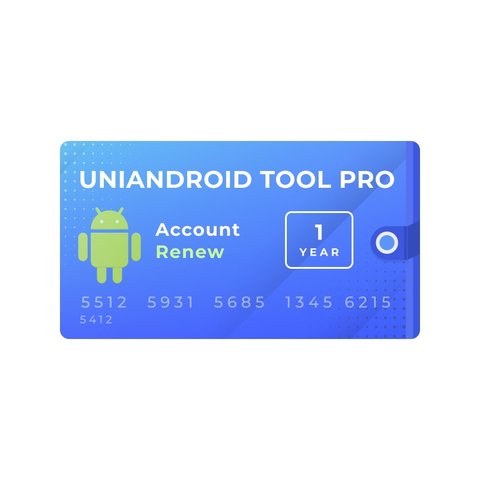 Продление действия аккаунта UniAndroid Tool Pro на 1 год