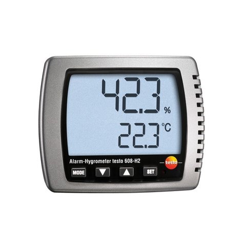 Цифровой термогигрометр testo 608 H2 с аварийным сигналом