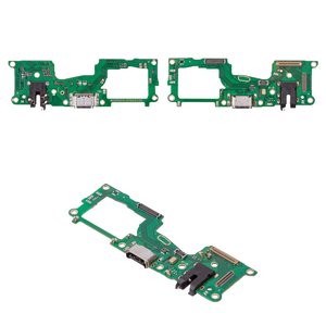Шлейф для Realme 8, 8 Pro, конектора навушників, конектора зарядки, з мікрофоном, Сopy, плата зарядки
