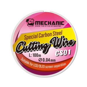 Струна для отклеивания стекла Mechanic CS01, 0,04 мм, 100 м