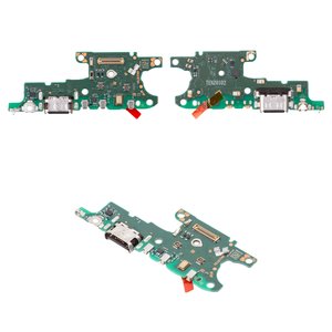 Шлейф для Huawei Honor 90 Lite, коннектора зарядки, с компонентами, Original PRC , плата зарядки
