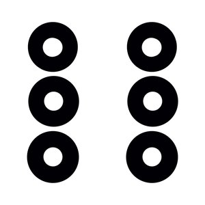 Стекло камеры для Samsung A256 Galaxy A25, черное, без рамки, комплект 3 шт.