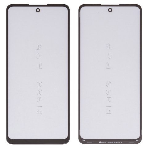 Скло корпуса G+OCA PRO для Motorola Moto G40 Fusion, Moto G60, Moto G60s, з ОСА плівкою, чорне