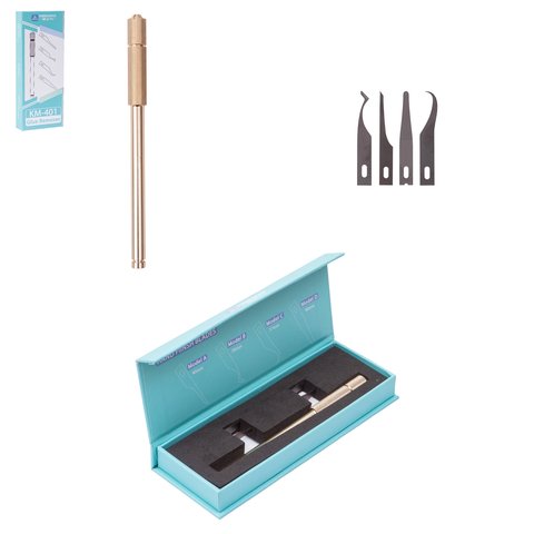 Набор скальпелей Kingmax 401,  для микросхем, 4 in 1