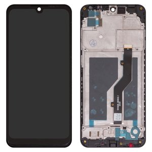 Дисплей для ZTE Blade A5 2020 , чорний, з рамкою, High Copy, SKI608 B09 V0.1