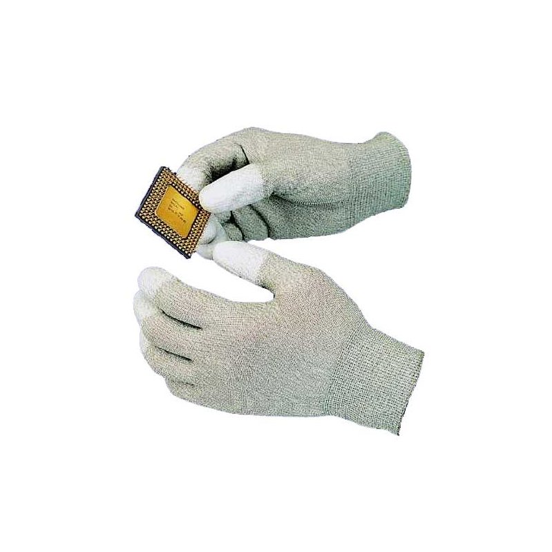 Антистатические перчатки с полеуретановыми пальцами Goot WG-3M (65х205мм) Изображение 1