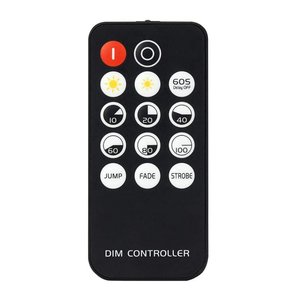 RF 14 key Dim Controller for COB strips, monochrome, 5 25V, 8A